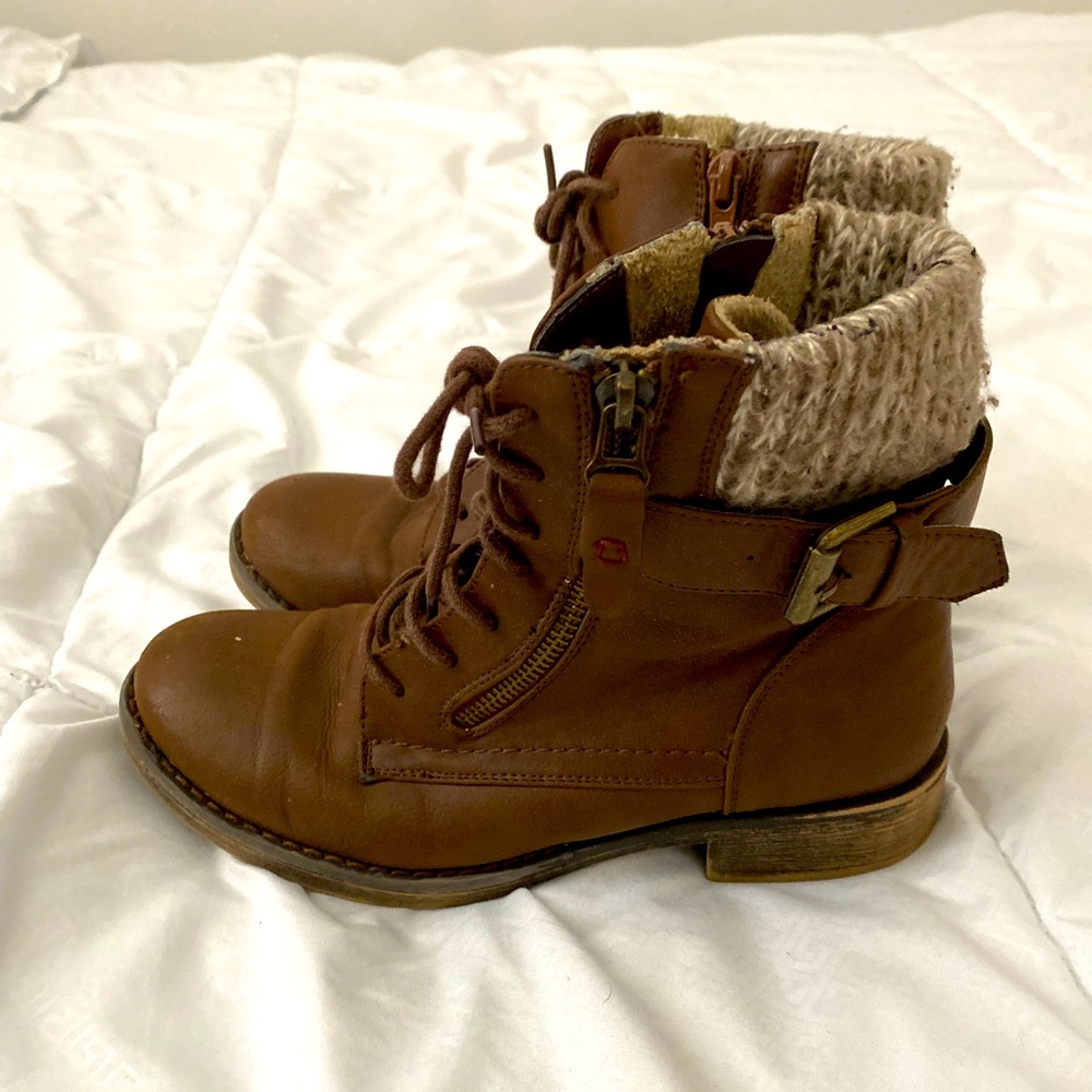 Brown boots